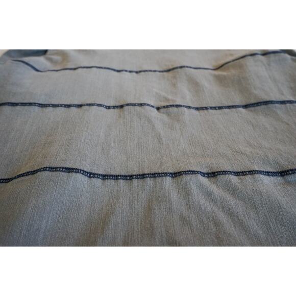 Monthorigin Distress Denim Harem Overalls Baggy Boho Lagenlook Artsy Jumpsuit - Picture 10 of 14